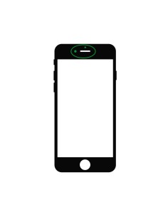 Camara Frontal y Sensor iPhone 8 Plus